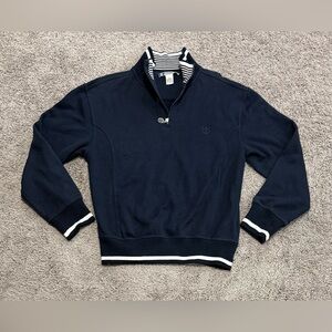 Royal Caribbean International Quarter Zip Sweater Blue Mens Size Small‎ Medium